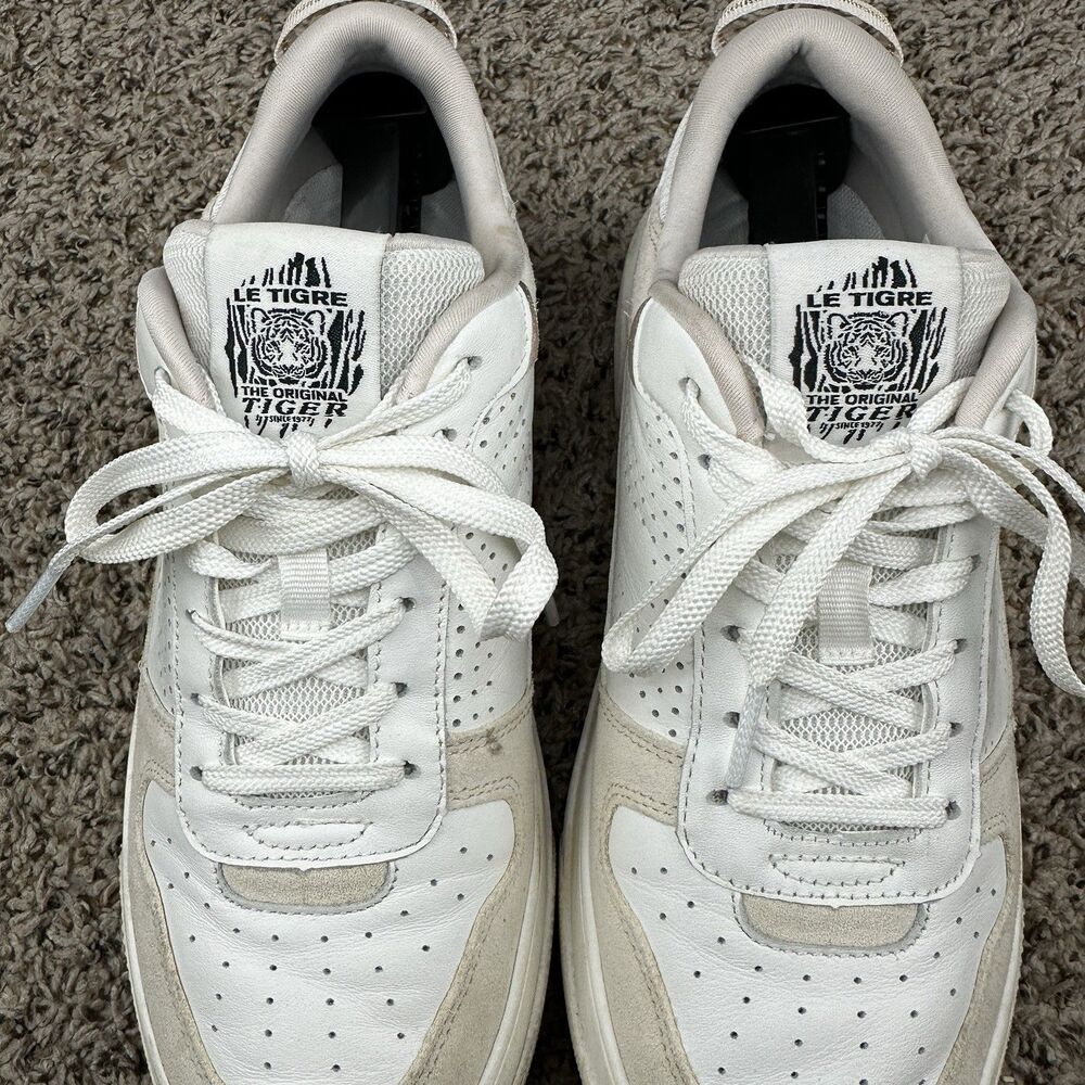 Le Tigre Midtown Lo Platform 1977 White Rose Gold Women's Sneakers Size 10M - Picture 6 of 12